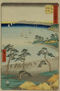 HIROSHIGE/Odawara, from */Gojusan tsugi meisho zue/* (Pictures of famous places of the fifty-three stations), (the 'Upright' Tokaido)のサムネール