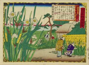 HIROSHIGE III/Daffodil, Awa Province, from */Dai Nippon bussan zue/* (Pictures of famous products of Japan)のサムネール