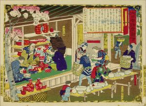 HIROSHIGE III/Porcelain manufacture at Imari, Hizen Province, from */Dai Nippon bussan zue/* (Pictures of famous products of Japan)のサムネール