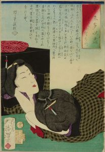 YOSHITOSHI/*/Domo nemuttai/* (Feeling sleepy), from */Mitate tai zukushi/* (Collection of desires)のサムネール