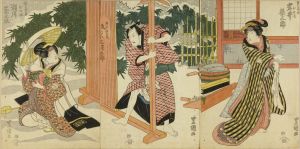TOYOKUNI/Scene of the kabuki performance */Iga goe dochu sugoroku/*, triptychのサムネール
