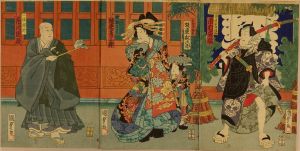 国貞二代/「鶴千歳曽我門松」のサムネール