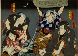 豊国三代/「名高殿下茶屋聚」のサムネール